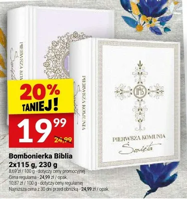 Bombonierka Biblia promocja w Twój Market