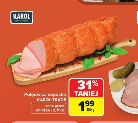 Polędwica sopocka Karol promocja w Carrefour Market