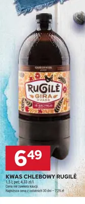 Kwas chlebowy Rugilė promocja w Stokrotka