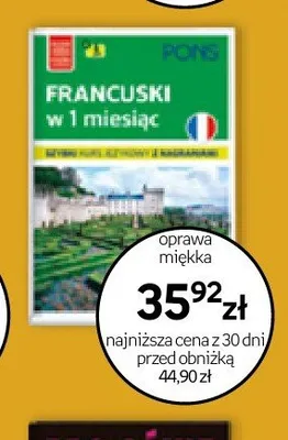 Książka Francuski w 1 miesiąc oprawa miękka promocja w Empik