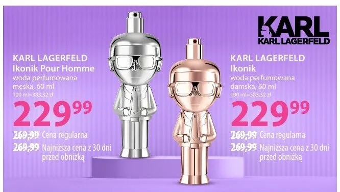 Perfumy KARL LAGERFELD Ikonik Pour Homme promocja w Hebe