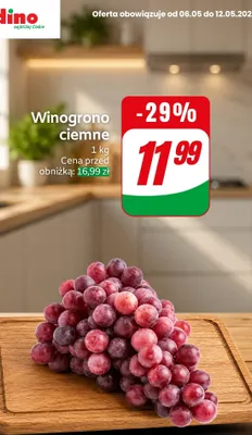 Winogrono ciemne promocja w Dino