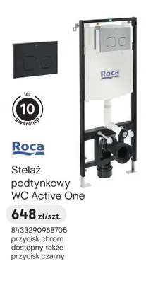 Stelaż podtynkowy WC Roca Active One promocja w Castorama