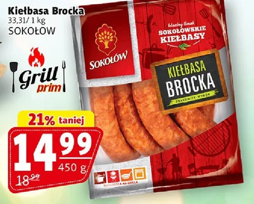 Kiełbasa Brocka Sokołów promocja w Prim Market