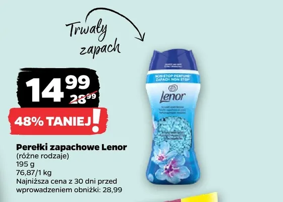 Perełki zapachowe Lenor promocja w Netto