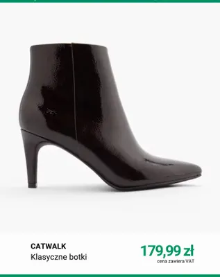 Klasyczne botki Catwalk promocja w Deichmann