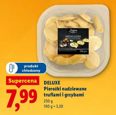 Pierożki nadziewane truflami i grzybami promocja w Lidl