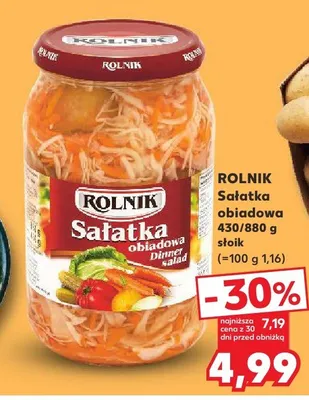 Sałatka obiadowa promocja w Kaufland