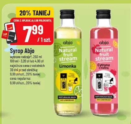 Syrop Abjo Cytryna z maliną promocja w POLOmarket