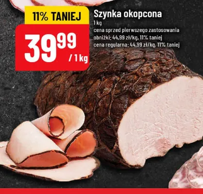 Szynka okopcona promocja w POLOmarket