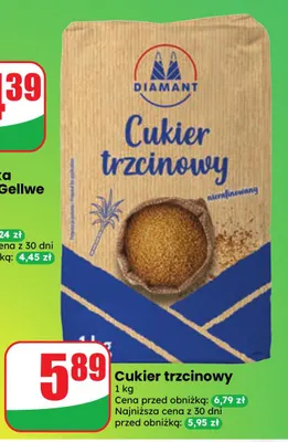 Cukier trzcinowy Diamant promocja w Dino