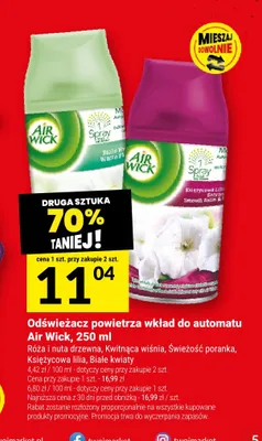 Odświeżacz powietrza wkład do automatu Air Wick kwitnąca wiśnia promocja w Twój Market