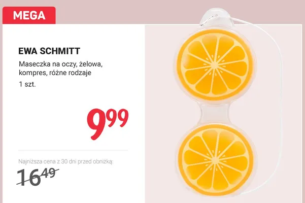 Maseczka na oczy, żelowa, kompres, różne rodzaje promocja w Rossmann