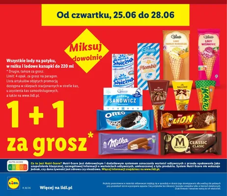 Lody na patyku Magnum Classic promocja w Lidl
