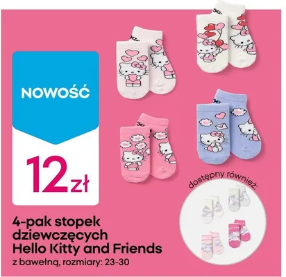 4-pak stopek dziewczęcych z bawełną promocja w Pepco