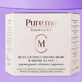 Krem do twarzy Pure me Timelessage promocja w Hebe