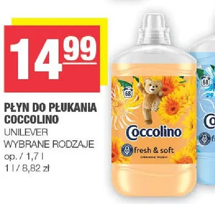 Płyn do płukania Coccolino promocja w SPAR