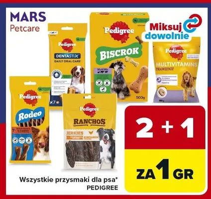Przysmak dla psa PEDIGREE Ranchos promocja w Carrefour Market