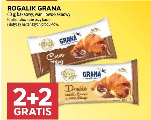 Rogalik waniliowo-kakaowy Grana promocja w Stokrotka