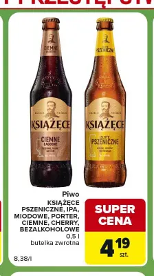 Piwo Książęce IPA promocja w Carrefour Express