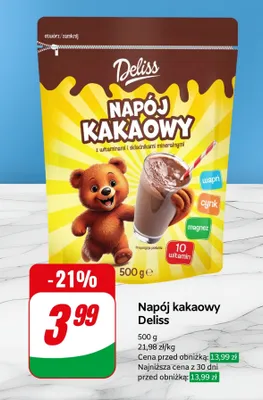Napój kakaowy promocja w Dino