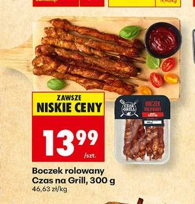 Boczek rolowany Czas na Grill promocja w Biedronka
