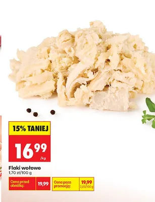 Flaki wołowe promocja w Biedronka