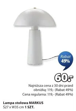 Lampa stołowa promocja w Jysk