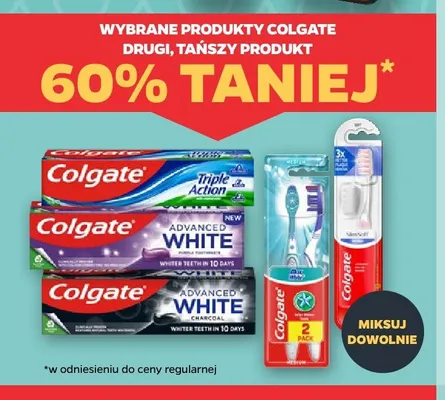 Pasta do zębów Colgate Advanced White Charcoal promocja w Netto