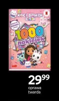 Książka Koci domek Gabi 1000 naklejek oprawa twarda promocja w Empik