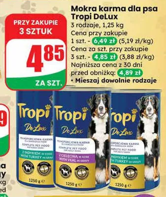 Mokra karma dla psa 3 rodzaje promocja w Dino