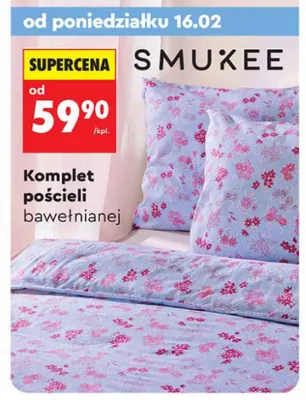 Komplet pościeli bawełnianej promocja w Biedronka