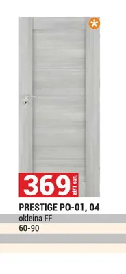 Drzwi Prestige PO-01 okleina Ff promocja w Merkury Market