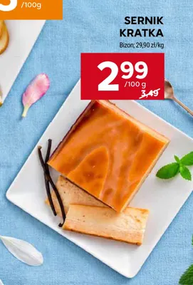 Sernik kratka Bizon promocja w Stokrotka