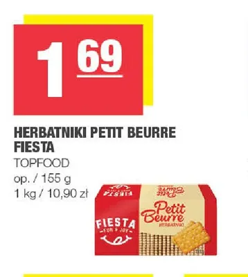 Herbatniki Petit Beurre Fiesta promocja w SPAR