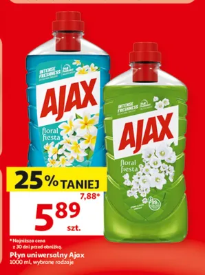 Płyn uniwersalny Ajax Floral Fiesta promocja w Auchan