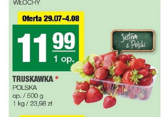 Truskawka promocja w SPAR