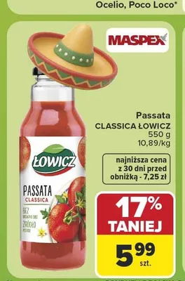 Passata Classica Łowicz promocja w Carrefour