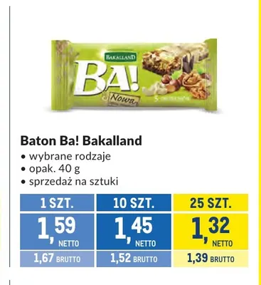 Baton Ba! Bakalland promocja w Makro