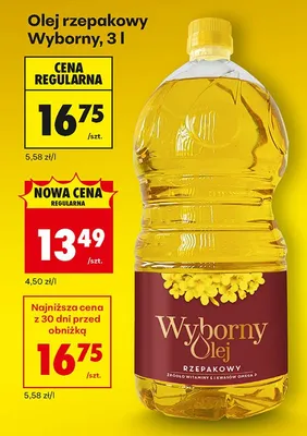 Olej promocja w Biedronka