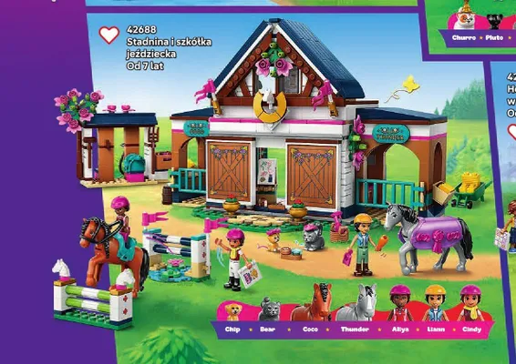 Klocki LEGO Friends 42688 Stadnina i szkółka jeździecka promocja w LEGO