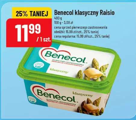 Benecol klasyczny Raisio promocja w POLOmarket