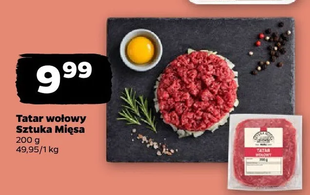 Tatar wołowy promocja w Netto