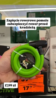Zapięcie rowerowe promocja w Biedronka