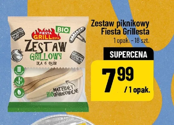 Zestaw piknikowy Fiesta Grillesta promocja w POLOmarket
