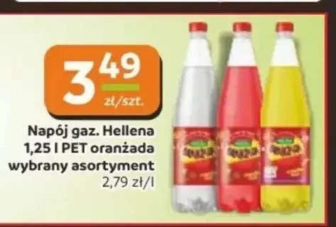 Napój gazowany Hellena oranżada 1,25l PET promocja w Gama