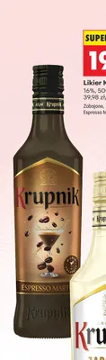 Likier Krupnik Espresso Martini promocja w Biedronka
