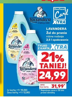 Żel do prania Lavandera Flores de Cerezo promocja w Kaufland