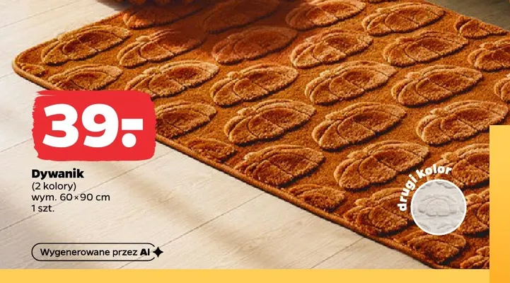 Dywanik 60x90 cm promocja w Netto