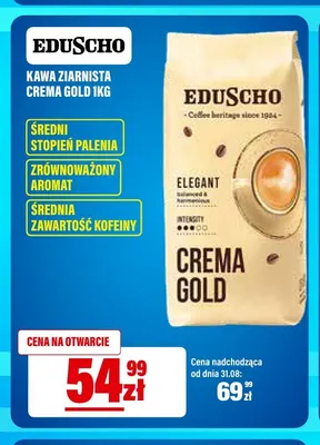 Kawa ziarnista Eduscho Crema Gold promocja w RTV EURO AGD